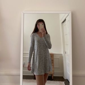 Grey t-shirt dress